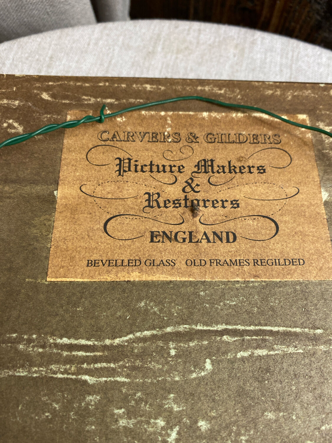 Carvers & Gilders England Oil Painting