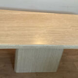 Travertine dining table 6/8 people