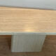 Travertine dining table 6/8 people