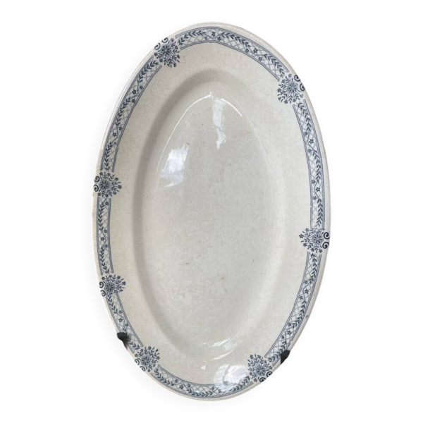 Plat de service ovale Salins en terre de fer
