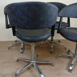 Set of four Vintage armchairs circa 1980