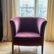 Paire de fauteuils tonneau