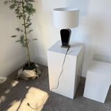 Diderot Sarco black and gold lacquered table lamp
