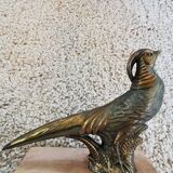 Pair of bronze bookends