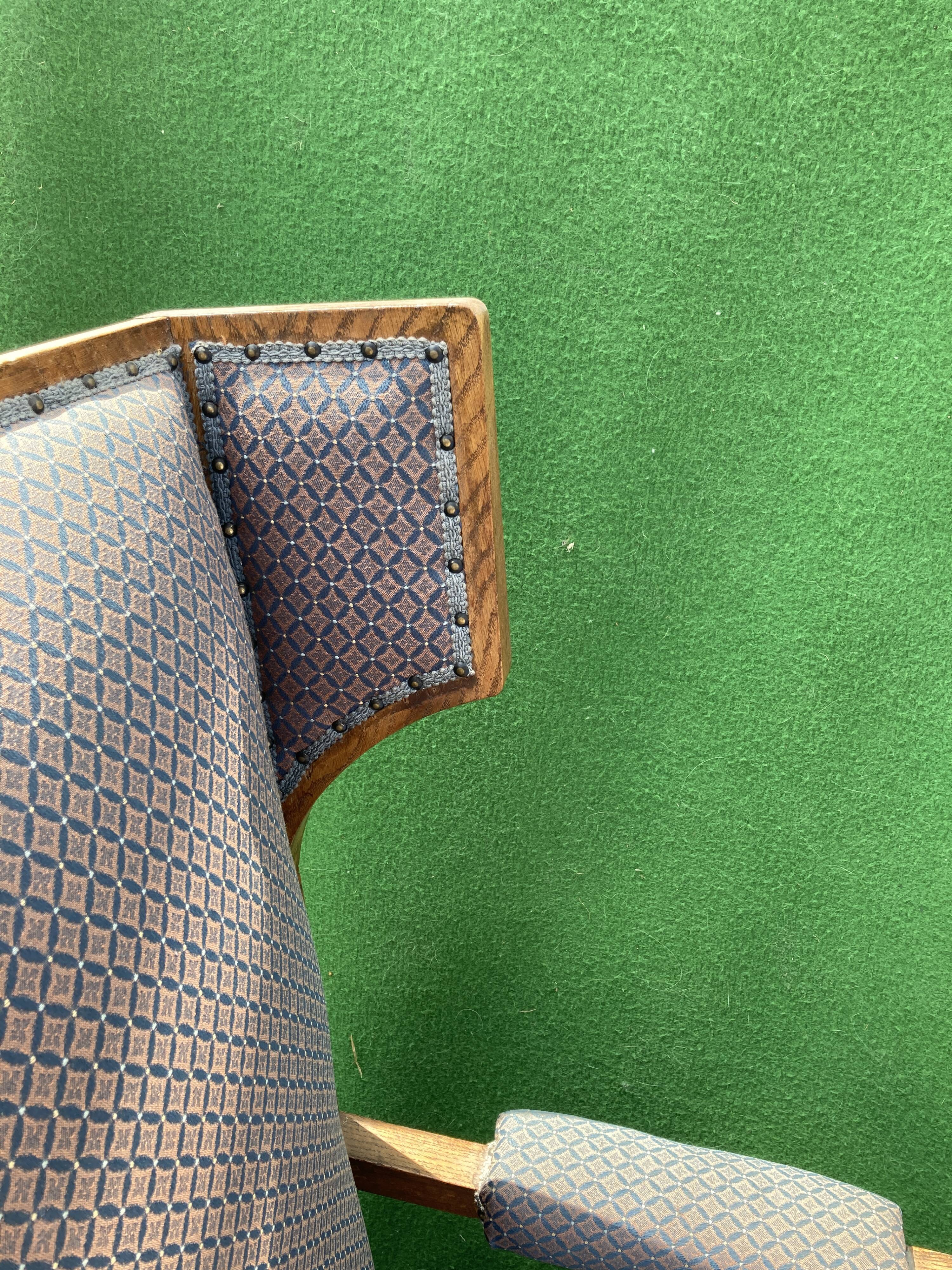 Art nouveau or arts and crafts  wingback chair