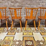 Set of 4 chairs bistrot Iller 70'