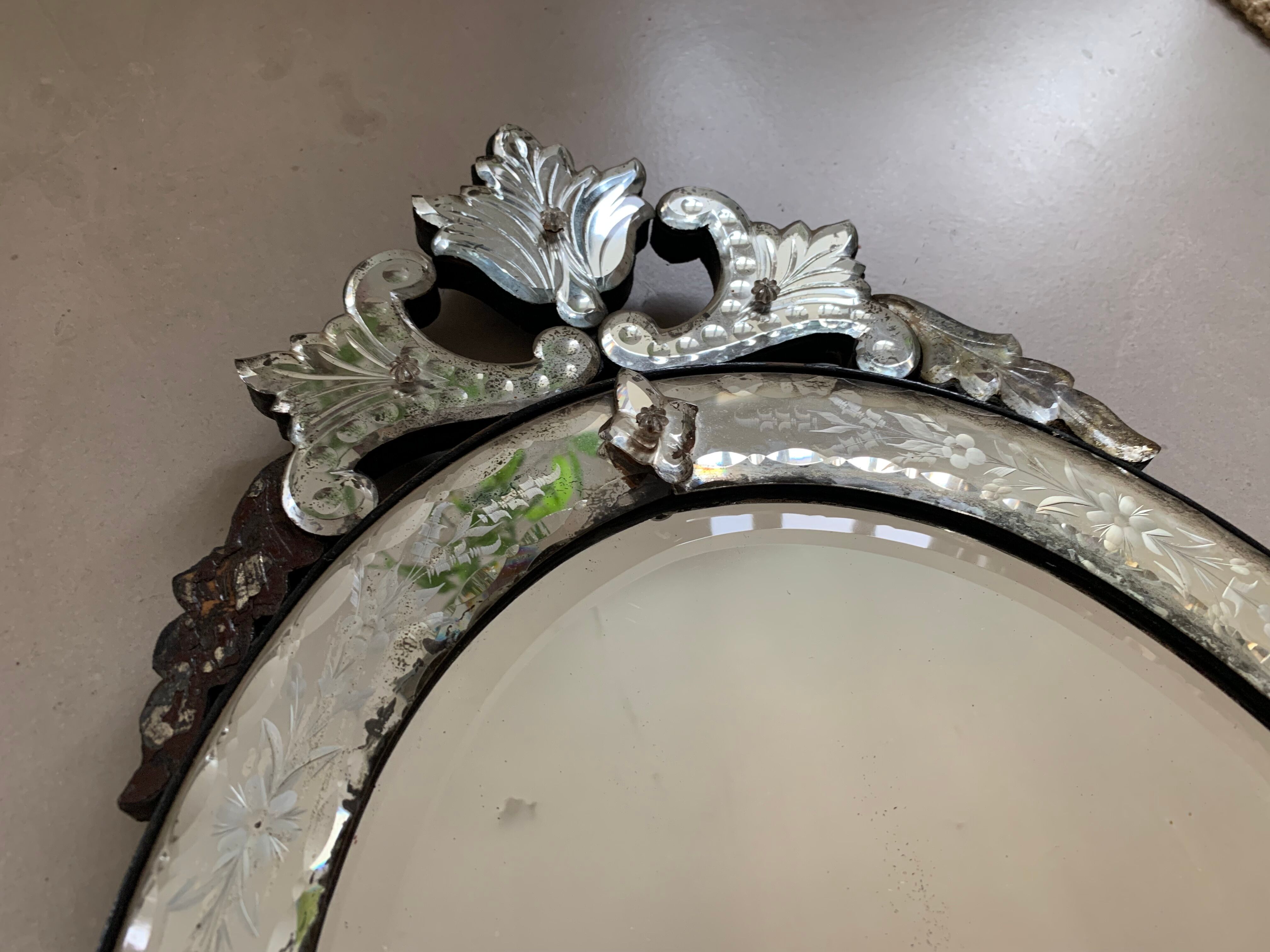 Ancient Venetian mirror