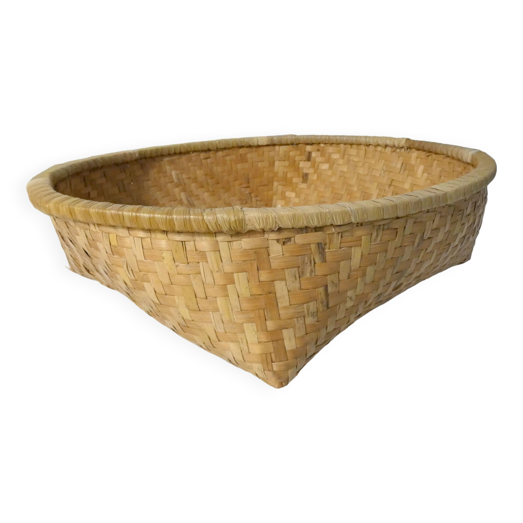 Ethnic rattan and bamboo basketwork