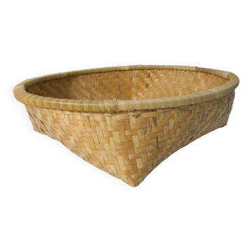 Ethnic rattan and bamboo basketwork