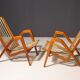 Pair of armchairs by Janěk Vaněk for Krásná Jizba, 1940´s, Czechoslovakia
