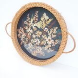 Rattan tray