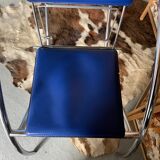 Paire de chaises bleues