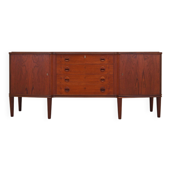 Enfilade en teck, design danois, années 1960, production : Danemark