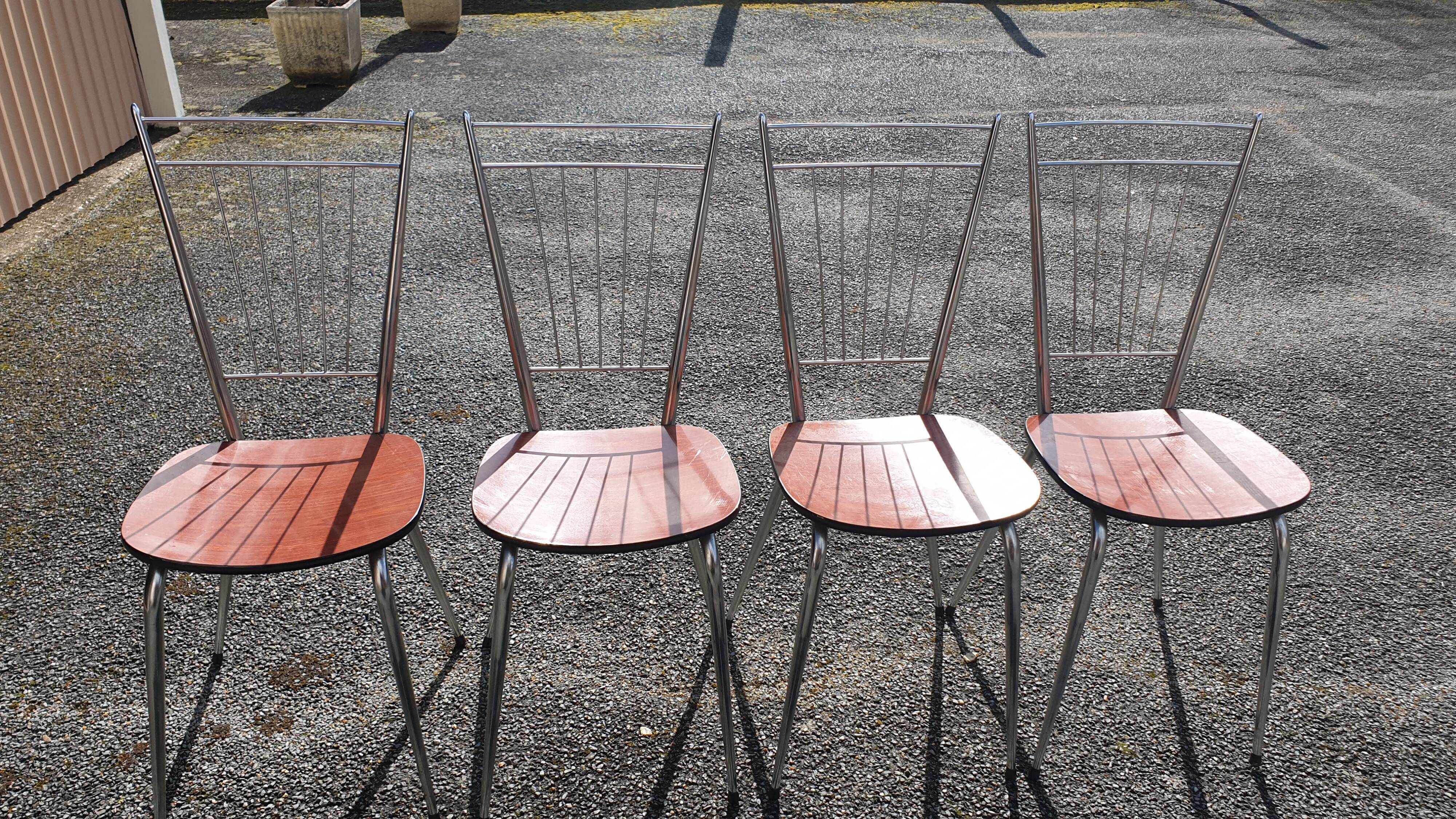 4 chairs MDJ sixties seventies