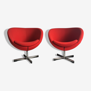 Pair of armchairs 'Planet' by Sven ivar dysthe