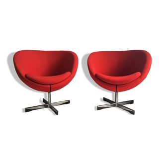 Pair of armchairs 'Planet' by Sven ivar dysthe