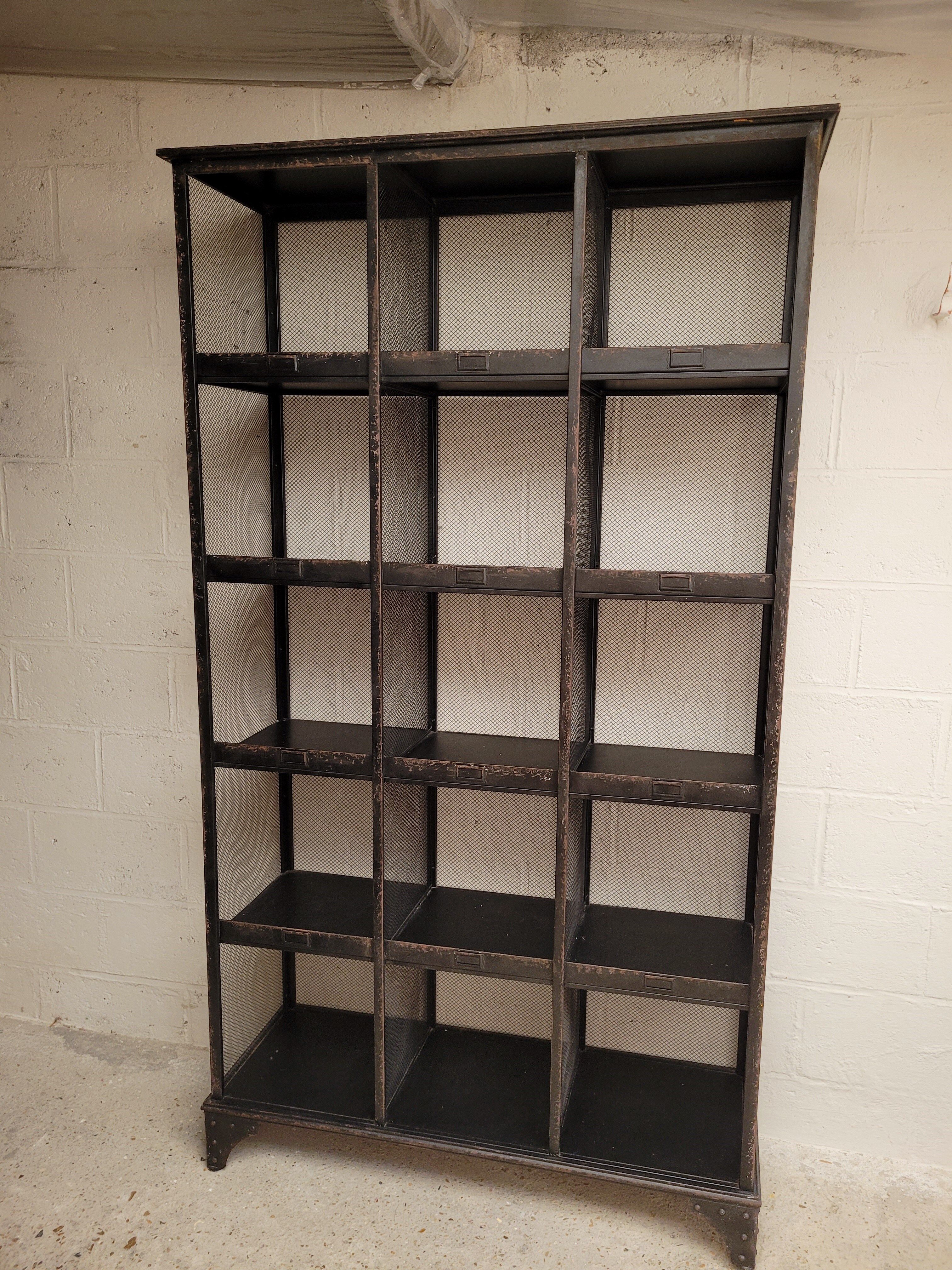Industrial shelf style postal sorting
