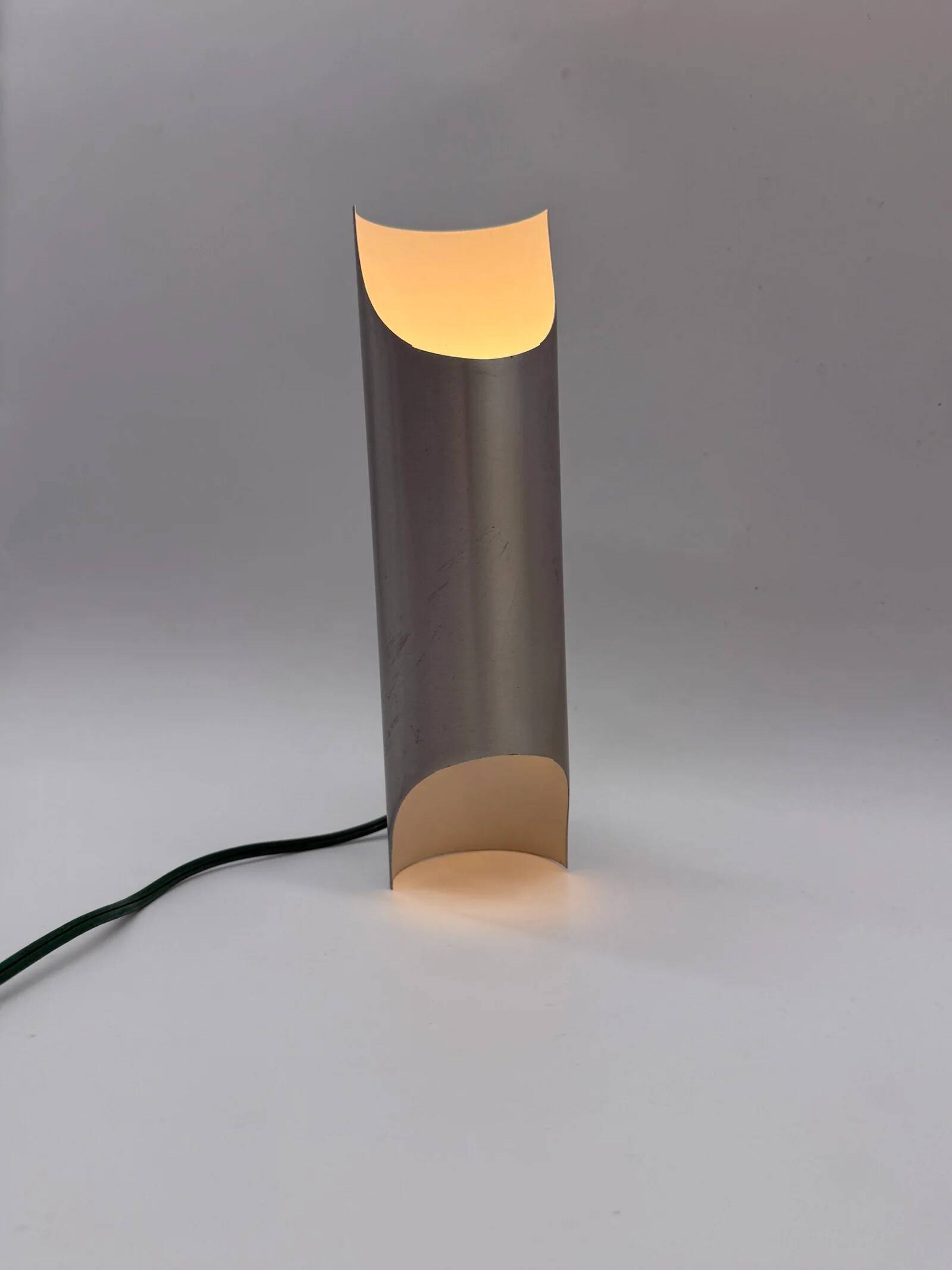 "Raak" wall lamp in brushed aluminium, 1970s