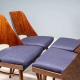 Set of 4 TON 514 chairs, Oswald Haerdtl, Czechoslovakia, 1950s