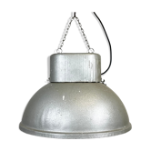Oval industrial polish factory pendant lamp from mesko, 1970s