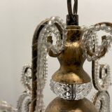 Glass Beaded Petit Crystal Chandeliers Set of 2