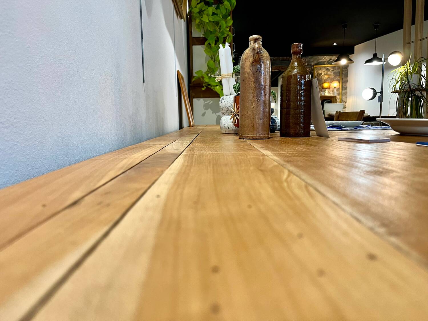 Monastery style farmhouse table