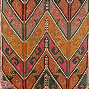 Vintage Turkish Mini Kilim 90x49 cm Wool Small Kelim Runner, shabby Chic