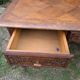 Minister's desk carved wooden cottage
