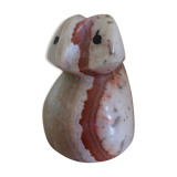 Alabaster owl paperweight