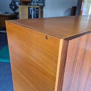 Meuble de rangement teck, buffet Luigi Bartolini 1960
