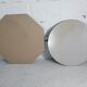 Pair of "kinetic" mirrors, France, circa 1970