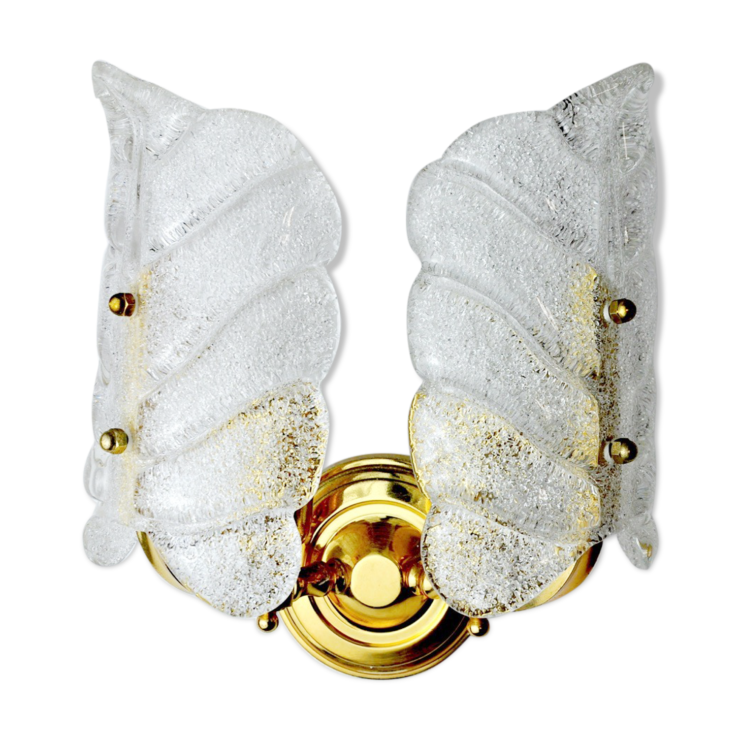 Flower wall lamp, Murano glass, Italy, 1970