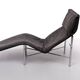 Leather chaises lougues by Tord Björklund for Ikea, 1980s