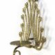 Brass wall candle holder