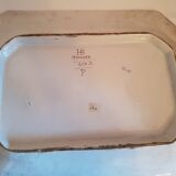 HB Quimper octagonal dish signed Emile Poulain (P)