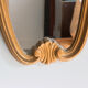 Miroir doré 68x43 cm