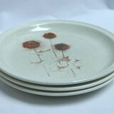 Sarreguemines stoneware dessert plates