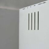 Modern minimalist cube ceiling light from the mid-century, Finland, 1960s.