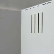 Modern minimalist cube ceiling light from the mid-century, Finland, 1960s.