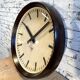 Industrial bakelite factory wall clock from Pragotron, 1960s