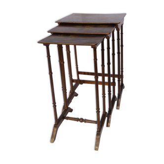 Tables with painted decoration