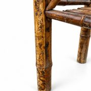 Étagère ancienne en bambou à 4 niveaux – Style japonisant
