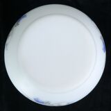 Vintage vintage floral decoration opaque glass vase 50 years