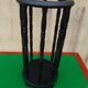 Black wooden umbrella stand H 51 cm