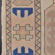 Tapis vintage unique de petite taille, neutre, réf. 2380