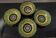 Set of 4 vintage HB Quimper bowls