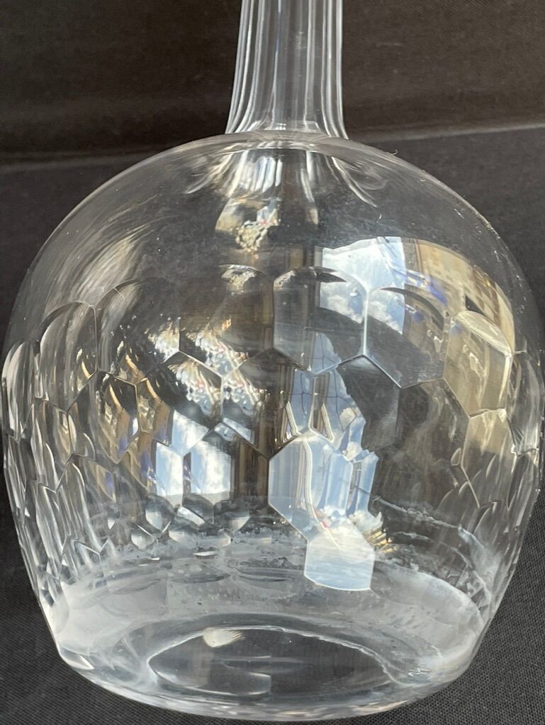 Crystal cut decanter