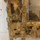 Louis XVI style mirror in carved wood and gilded with gold leaf, 19th century
