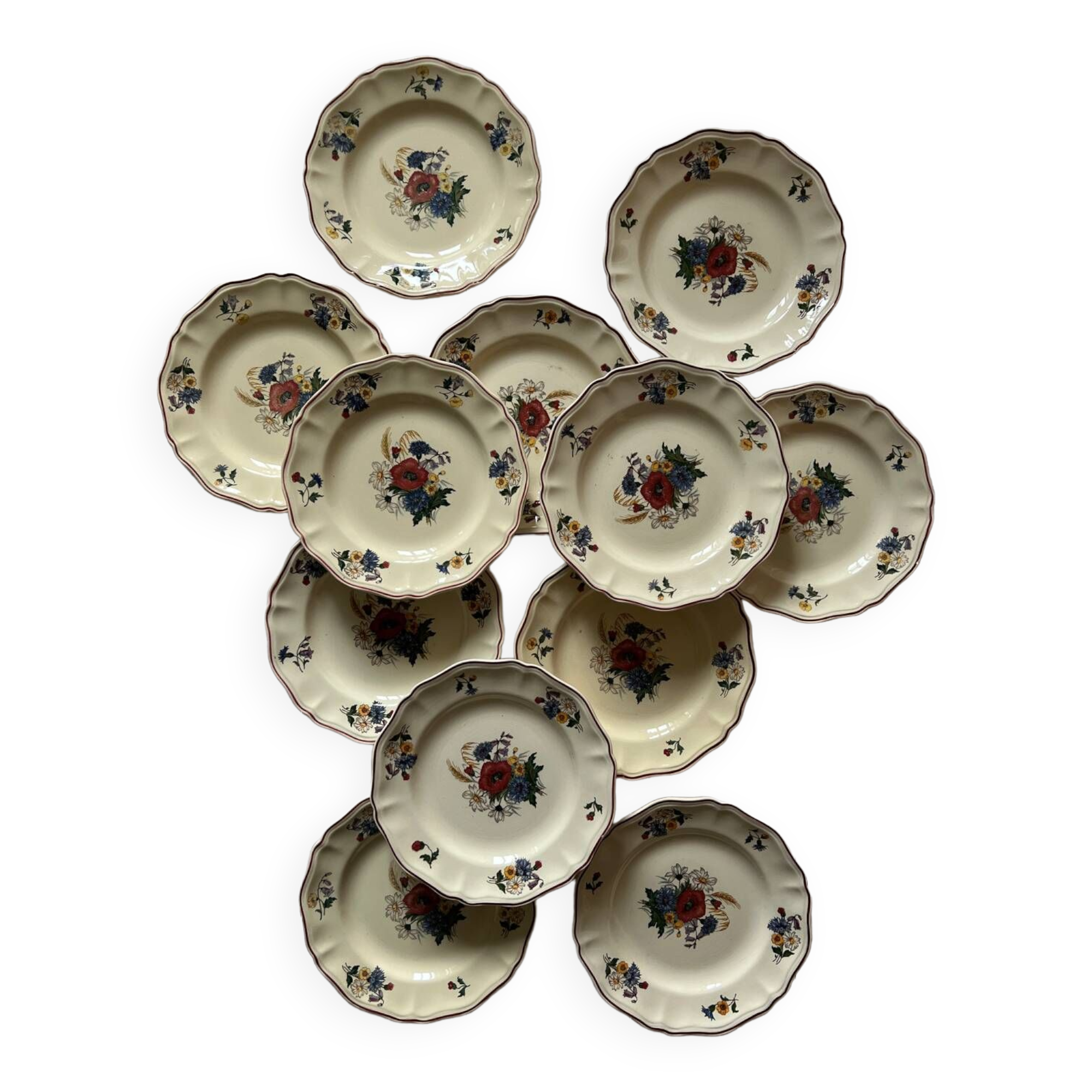 Agreste Sarreguemines plates