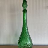 Empoli green glass bottle